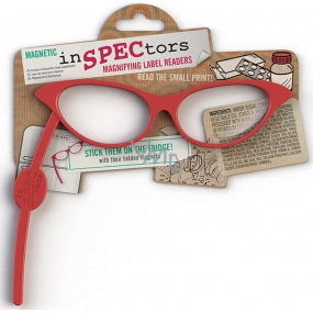 If Inspectors Magnifier with magnet Magnifying glasses Red 168 x 6 x 138 mm