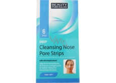 Beauty Formulas Deep cleansing patches for the nose 6 pieces
