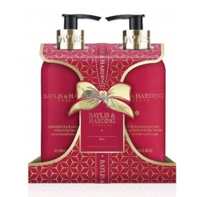 Baylis & Harding Fig and Pomegranate liquid hand soap 300 ml + hand and body lotion 300 ml hand care gift set
