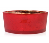 WoodWick Pomegranate - Pomegranate scented candle with wooden wide wick and lid boat 453 g Festine Joy boat limited 2018