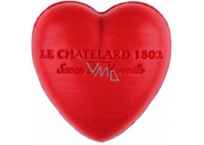 Le Chatelard 1802 Red fruit natural heart shaped soap 25 g