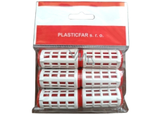 Plastic Nova Cooking curler small 18 mm package of 6 pieces