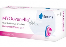 Exeltis MYOovunelle vaginal suppositories containing myo-inositol at pH 6, creates optimal conditions for assisting fertilization of the egg 3 pieces