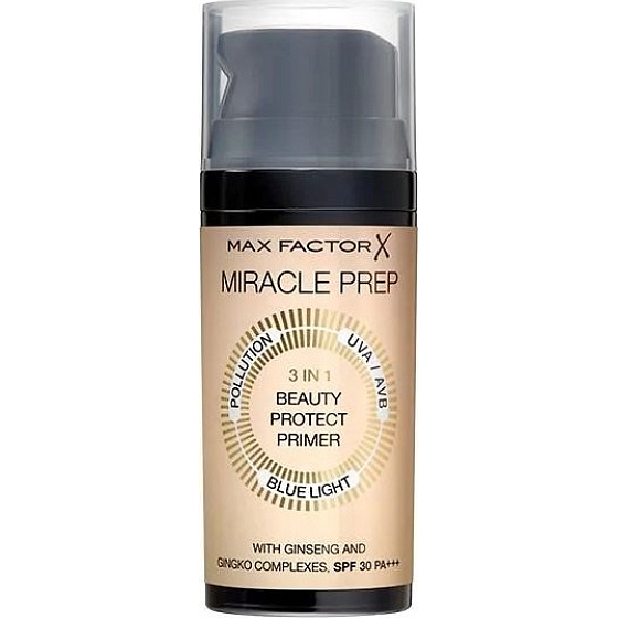 Max Factor Miracle Prep 3in1 Beauty Protect Primer under make-up base 3in1 30 ml
