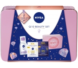 Nivea Q10 Beauty Q10 Power Firming Day Cream For Women 50 ml + Q10 Power Firming Night Cream 50 ml + 100 ml micellar water + tin box, cosmetic set
