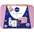Nivea Q10 Beauty Q10 Power firming anti-wrinkle day cream for women 50 ml + Q10 Power firming night cream 50 ml + micellar water 100 ml + tin box, cosmetic set