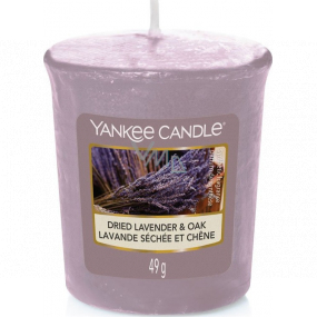 Yankee Candle Dried Lavender & Oak - Dried lavender and oak scented votive candle 49 g