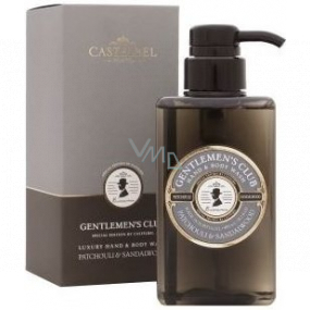 Castelbel Patchouli and sandalwood 2 in 1 washing gel for hands and body for men dispenser 450 ml