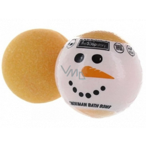 The Soap Story Snowman Christmas sparkling bath bomb 120 g