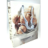 Epee Gift paper bag 18 x 22.5 x 9.7 cm Christmas One side nuts, the other side flask 001 LUX medium