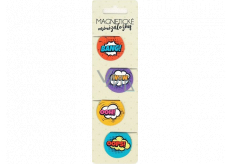 Albi Magnetic mini bookmarks Comics diameter 3 cm 4 pieces