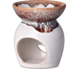 Emocio Aromalampa ceramic white-brown 82 x 96 mm