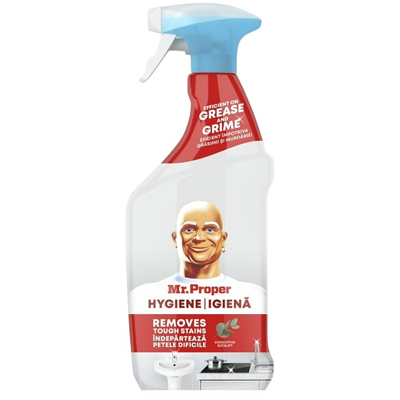 Mr. Proper Ultra Power Hygiene universal cleaner for removing dust, grease, and dirt 750 ml spray