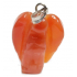 Carnelian Angel guardian pendant natural stone hand cut 1,7 cm 1 piece, Teach us here and now