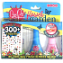 Bo-Po Flower nail polish peel-off light blue 2,5 ml + nail polish peel-off light pink 2,5 ml + nail stickers, cosmetic set for children