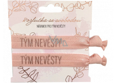 Albi Bachelorette Party Elastic Bracelets For Bride Team 2 pieces