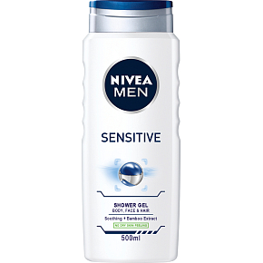 Nivea Men Sensitive shower gel, 500 ml