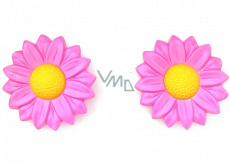 Plastic Nova Daisy hair elastic band pink 2 pieces