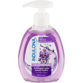 Indulona Lavender antibacterial liquid soap dispenser 300 ml