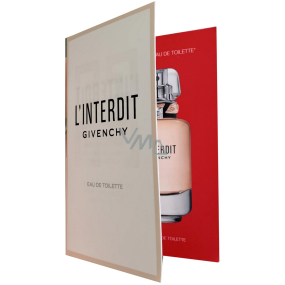 Givenchy L´Interdit 2022 Eau de Toilette for women 1 ml with spray, vial