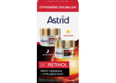 Astrid Bioretinol anti-wrinkle day cream 50 ml + anti-wrinkle night cream 50 ml, duopack