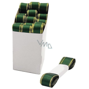 Nekupto Christmas fabric ribbon Dark green 15 mm x 3 m