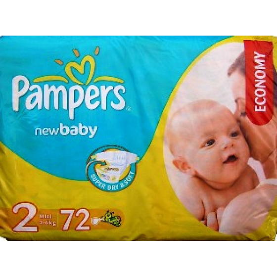 Pampers New Baby Mini 3 - 6 kg diaper panties 72 pieces