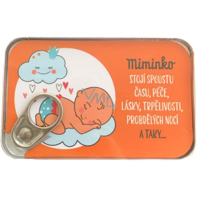 Albi Tin money pocket A baby costs a lot of time, care, love, patience, sleepless nights and also... 11 x 7 cm