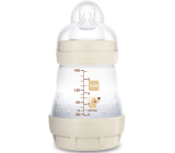 Mam Anti-Colic feeding bottle, silicone soft teat 0+ months White 160 ml