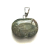 Heliotrope / Bloodstone Apple of knowledge pendant natural stone 1,5 cm, stone of courage
