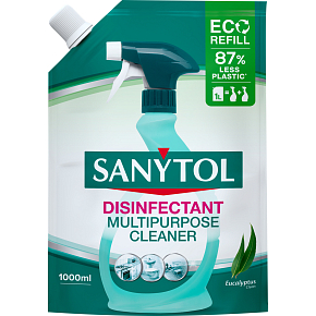 Sanytol refill disinfectant universal cleaner, eucalyptus 1 l