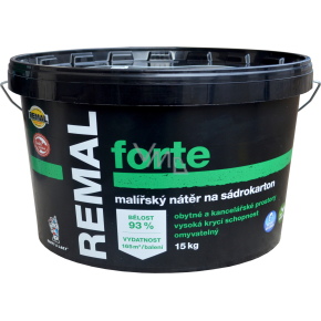 REMAL Forte washable paint for drywall, 15 kg