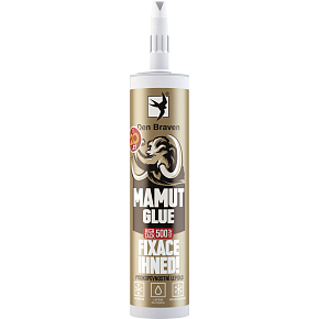 Den Braven Mamut Glue High Tack universal mounting adhesive, black, 290 ml Den Braven Mamut Glue High Tack universal mounting adhesive, black, 290 ml