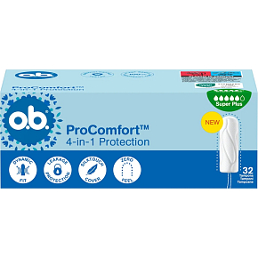 o.b. tampons ProComfort Super Plus 32 pcs