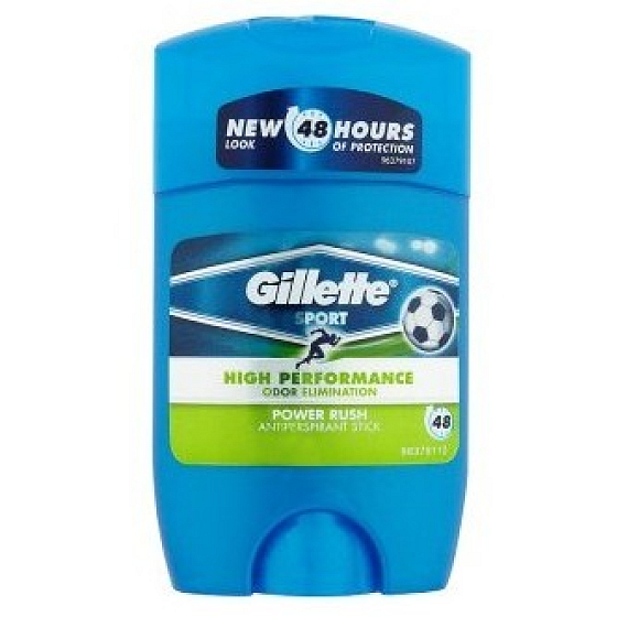 Gillette 3x System Power Rush antiperspirant deodorant stick for men 48 ml