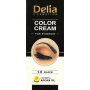Delia Cosmetics Color Cream eyebrow tint with argan oil 1.0 Black 15 ml + 15 ml