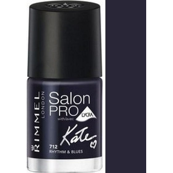 Rimmel London Salon Pro Lycra Nail Polish 712 Rhythm & Blues By Kate 12 ml