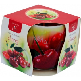 Essences of Life Cherry aromatic candle in glass 100 g