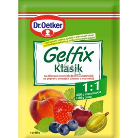 Dr. Oetker Gelfix Classic 1: 1 mixture of fruit jams and marmalades 20 g