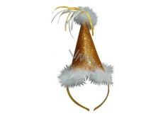 Golden swan hat, headband
