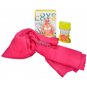 Love Love Sun & Love eau de toilette 60 ml + scarf, gift set