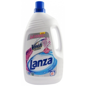 Lanza Vanish White gel liquid detergent for white laundry to remove stains 45 doses 2.97 l