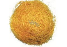 Dekorační sisal žlutý 30 g