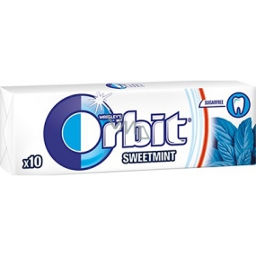 Wrigleys Orbit Sweet Mint sugar-free gum dragees 10 pieces 14 g