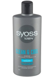Syoss Men Clean & Cool shampoo for normal to oily hair 440 ml