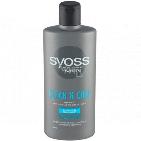 Syoss Men Clean & Cool shampoo for normal to oily hair 440 ml