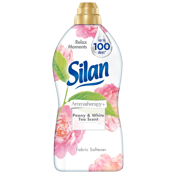 Silan Aromatherapy Peony & White Tea Scent fabric softener 72 doses 1.8 l