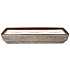 WoodWick Fireplace Fireside - Fireplace Scented Candle Ceramic Medium Soy Wax 3 wicks 43 x 14 x 7 cm