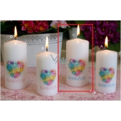 Lima With Dedication Grandma Candle With Cylinder Cylinder 60 x 120 mm 1 Piece