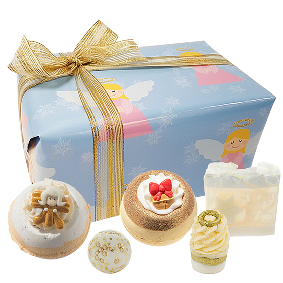 Bomb Cosmetics Heaven Scent ballistic 2 x 160 g + ball 30 g + block 50 g + soap 100 g, cosmetic set